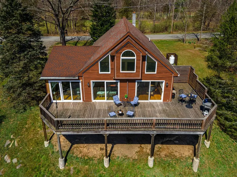 The perfect chalet escape with stunning mountain and farm views.